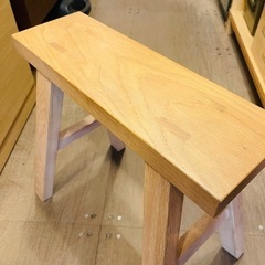 【武蔵小山店】 　無印　MUJI 無印良品　良品計画　オーク材　無垢材　ベンチ　オーク　小　検　デッドストック　希少　廃盤　木製 🚚運搬無料エリア有 / 品川区リサイクルショップ　🪜Lumberroom (ランバールーム) / 武蔵小山パルム 戸越銀座 隣接🪜の画像