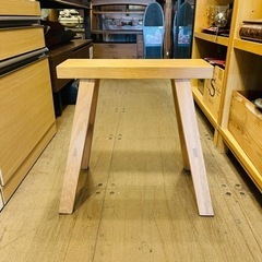 【武蔵小山店】 　無印　MUJI 無印良品　良品計画　オーク材　無垢材　ベンチ　オーク　小　検　デッドストック　希少　廃盤　木製 🚚運搬無料エリア有 / 品川区リサイクルショップ　🪜Lumberroom (ランバールーム) / 武蔵小山パルム 戸越銀座 隣接🪜の画像