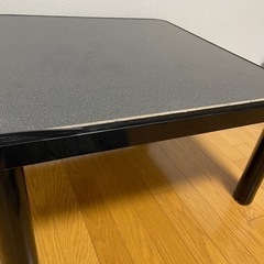 こたつテーブル　黒の画像