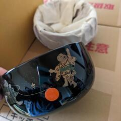 木粉加工漆器5枚　越前漆器5枚の画像