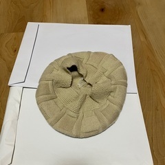 【未使用】ベレー帽　ベージュの画像