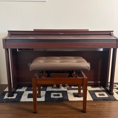 【交渉中です】Roland 電子ピアノ　HP305-GP 椅子付き