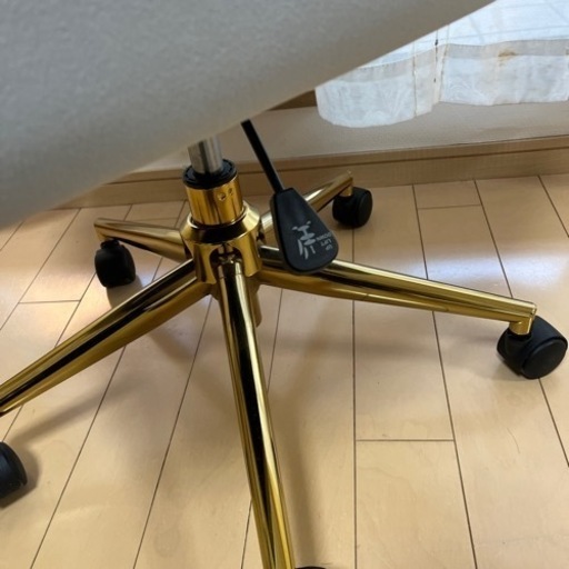 本日まで キャスター付き 椅子 デスクチェア 北欧 ゴールド グレー Francfranc Lowya フランフラン キャニスター