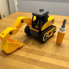 車⑤ ショベルカー 組み立て おもちゃ
