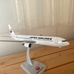 日本航空B767プラモデル完成品の画像