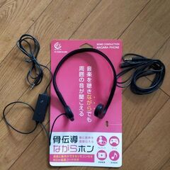 骨伝導 有線ヘッドホン 1回のみ使用