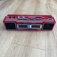 National カセットプレイヤー　昭和レトロ