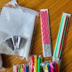 誕生日パーティーグッズろうそく、絞りセットの画像