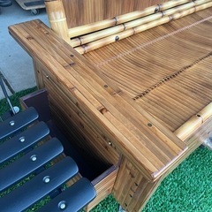 梅里竹芸 長椅子 ソファ ソファーテ 椅子 宮崎産真竹 和モダン 和風 竹