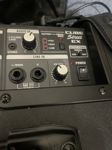 CUBE Street EX 専用ケース付き。路上用アンプ。電源、電池駆動両方ok！引き取りok