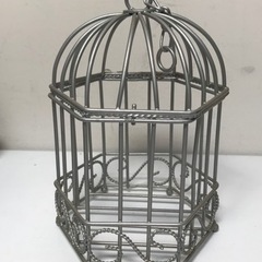 2402-448 バードケージ インテリア 六角形 キズ・汚れあ...