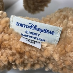 ☆値下げ☆ロ2402-450 ディズニーシー グッズ ダッフィー ぬいぐるみ 全長約40cm 美品の画像