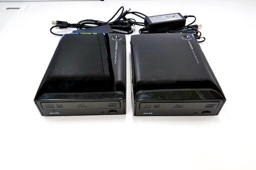 山口)IODATE 　BDXL対応 外付型ブルーレイディスクドライブ　BRD-UT16WX　2個セット　年式不明 ◆BIZ1067FCY MB11A