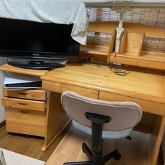決まりました。中古学習机　　2人分あります