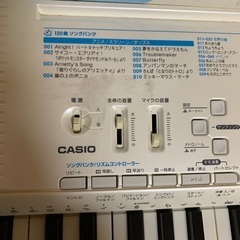 カシオ光ナビゲーションキーボード  CASIO LK-108の画像