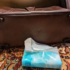 レトロ　旅行バッグ　アタッシュケース　2点セットの画像