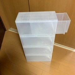 無印良品　CDケース4段