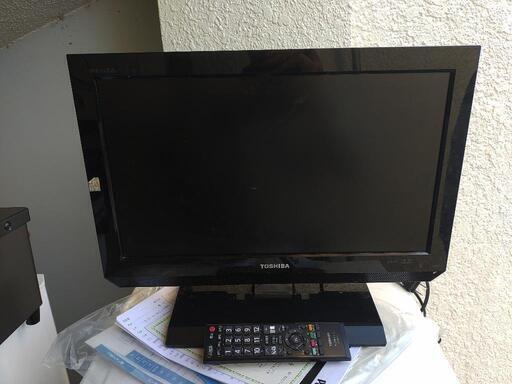 TOSHIBA LED REGZA 19V型 地上・BS・110度CSデジタルハイビジョン液晶テレビ ブラック 19A2