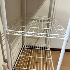 (即渡し可) ニトリ　スチールラック　2段　幅60cm の画像