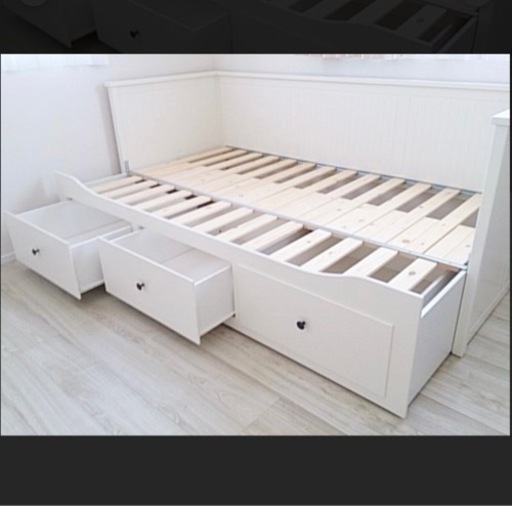 シングル　IKEA HEMNESソファーベット ベットフレーム
