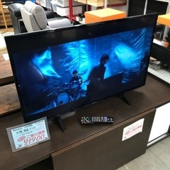 ⭐︎6ヶ月保証⭐︎Panasonic 43型液晶テレビ　2019年製　※画面に黒い点あり