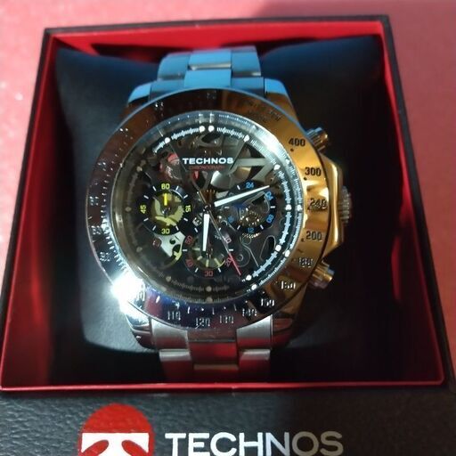 美良品テクノスメンズクオーツ腕時計