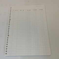 中古　アピカ　金銭出納帳の画像