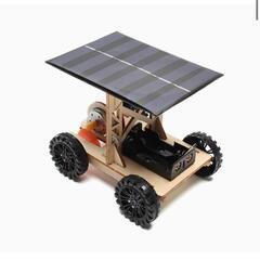 JACKBAGGIO 新しい 技術 物理的 手による組み立て モデル玩具 ソーラーカー 実験キット 子供 8〜12歳の画像