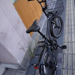 美品☆Jeep[ジープ]JE-206MX 20吋ミニベロ(小径車) 外装6段/ブラックの画像