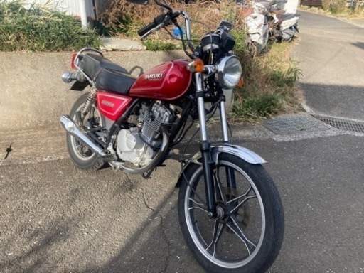 代理販売‼️ GN125H マフラー加工　バッテリー新品　現車確認　配送可能