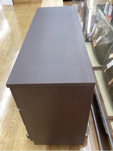 KB-52【新入荷　リサイクル品】ニトリ　3段ローチェスト　ブラウン