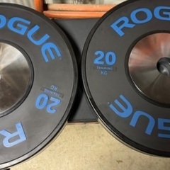 オリンピックプレート　バンパープレート　rogue 20kgセット