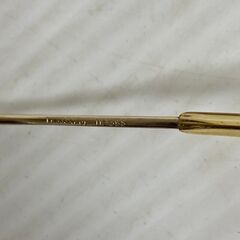 【TRUSSARDI】 トラサルディ 度なし サングラス ゴールド 金属フレーム ユニセックス 46□22-140の画像