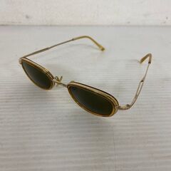 【TRUSSARDI】 トラサルディ 度なし サングラス ゴールド 金属フレーム ユニセックス 46□22-140の画像