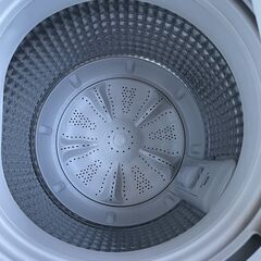 ★ハイアール　5.5kg 全自動洗濯機　本体（白）2020年購入利用２年JW-C55Dの画像