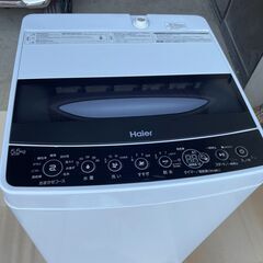 ★ハイアール　5.5kg 全自動洗濯機　本体（白）2020年購入利用２年JW-C55Dの画像