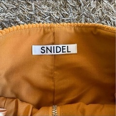 【新品】SNIDEL スナイデル　コーデュロイ　スカート　イエロー　値下げ交渉歓迎！の画像