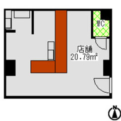 大家直　テナント　１階　居抜き　大垣駅　徒歩5分　飲食、スナック、バー、ラウンジ、シーシャバー　セルフ内見可　転貸可能　転貸OK  民泊　シェアハウス　レンタルスペース　　 - 大垣市