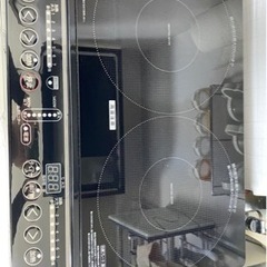 激安！[山善] 2口 IHコンロ IHクッキングヒーター  専用台付き
