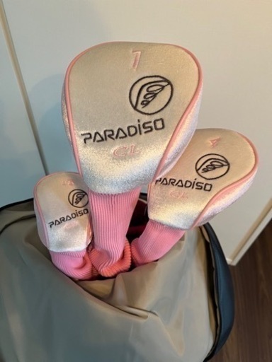 【レディース】adidasゴルフバッグ& ブリヂストン「PARADISO」7本セット