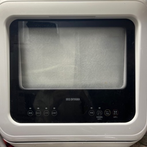 美品　アイリス　食洗機　食器洗い乾燥機　ガラスドア　中古品