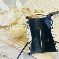 【新品】PH#3 KHB ヘアーカフ　ポニーフック　刺繍リボン　ヘアカフの画像
