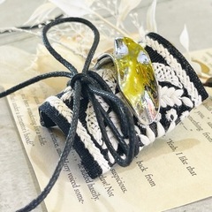 【新品】PH#3 KHB ヘアーカフ　ポニーフック　刺繍リボン　ヘアカフの画像