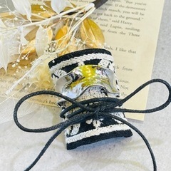 【新品】PH#3 KHB ヘアーカフ　ポニーフック　刺繍リボン　ヘアカフの画像