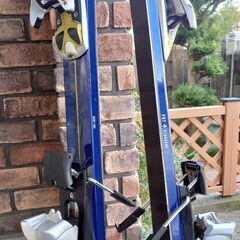 【メンテ済み】スキー板&ビンディング&ストック(Salomon)&スキーカバーの画像