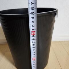 ★レジ袋  引っかけれます★  黒 高さ25㎝ 直径22㎝の画像