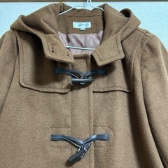 purelastピュアラスト　ダッフルコート　　(茶色)(13号)新品未使用の画像