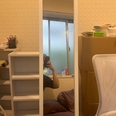 本棚×2、勉強イス、鏡　受けってくれる人いませんか？