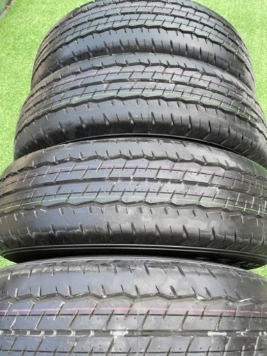 値下げ！新車外し ハイエース純正 タイヤホイール4本 195/80R15 DUNLOP 2023年製