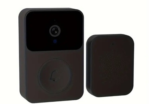 1pc ドアベルカメラワイヤレス、インテリジェントビジュアルドアベルホームインターホン HD ナイトビジョン WiFi 充電式セキュリティドアドアベル、双方向通話、写真、録音、APP 制御、音声変更機能 (ホワイト) 内蔵バッテリー